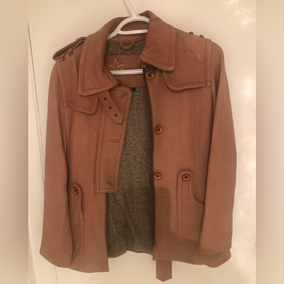 Leather biker Jacket - Mackage Brand- $1090+ tax selling for 275 - Picture 1 of 9